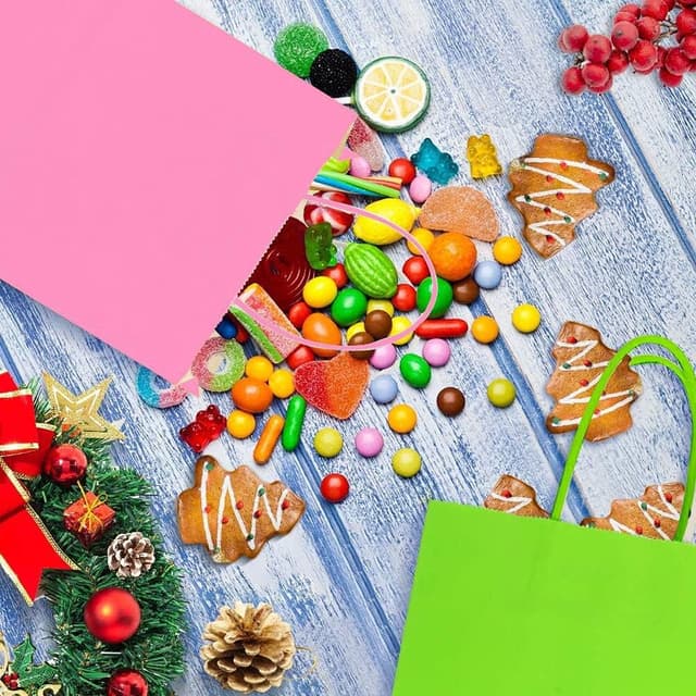 Thumbnail 5 de Kraft Paper Party Bags 30-Pack with Handles