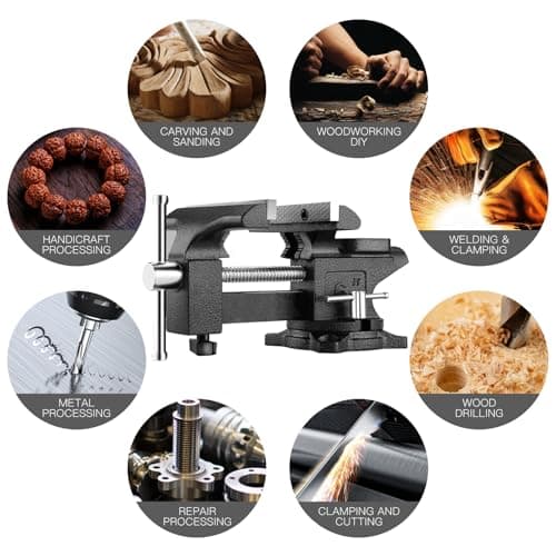 Thumbnail 6 de TEENO Etau rotatif 270°, 150 mm, 1000 kg ⚙