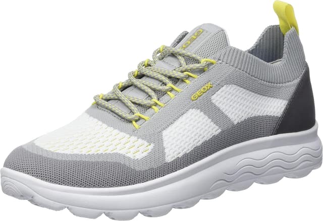 Detalle de Geox U Spherica A para hombre, zapatillas azules con sistema Zero-Shock y suela transpirable