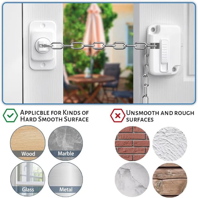 Thumbnail 6 de Window security lock for UPVC, 2 pcs