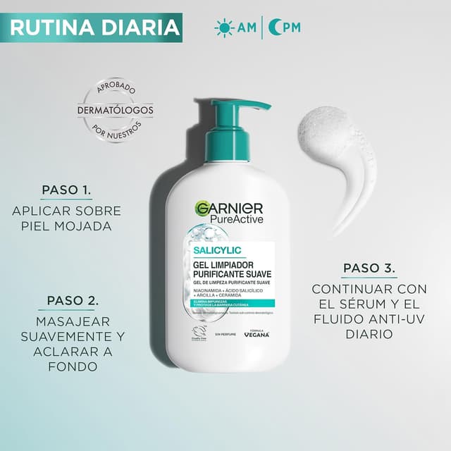 Thumbnail 4 de Garnier Pure Active Pack x2 Gel Hidratante 250ml