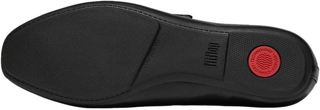 Detalle de Fitflop Mary Jane women’s ballerina shoes in black