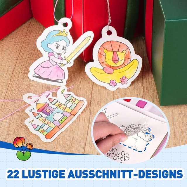 Detalle de YPLUS Wassermalbuch für Kinder ab 3–6 Jahre – Meerestiere mit Wasserfarben, 8 Farben & Wasserpinsel
