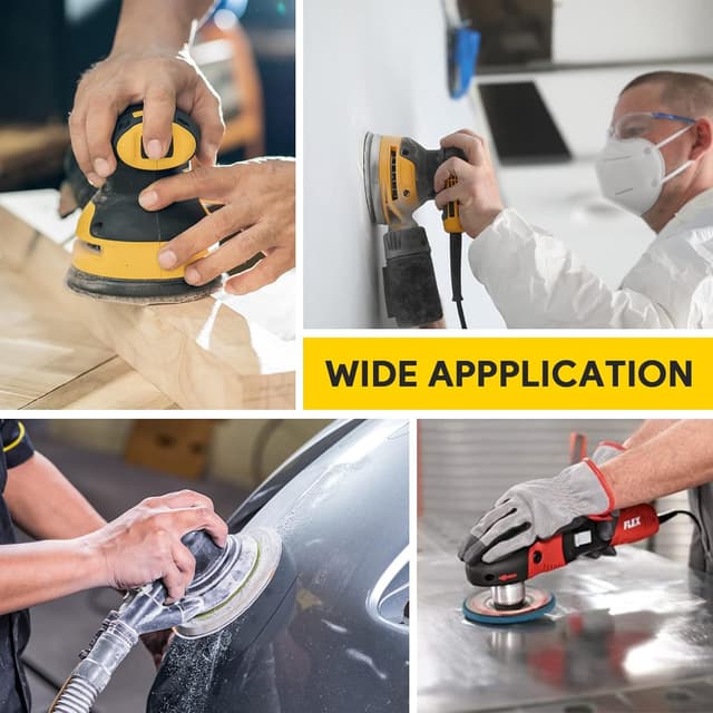 Thumbnail 5 de AUGOLA 125mm Sanding Discs Pack 60pcs