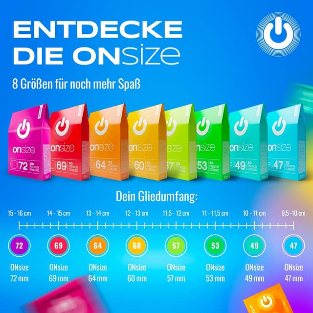 Thumbnail 6 de ON) Natural Feeling Kondome 100er 54 mm