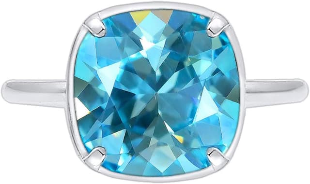 Detalle 2 de Elli Damen-Solitär Jahresring Ring 925 Kristall