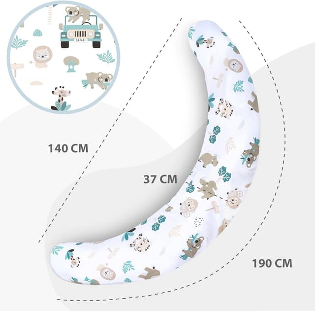 Thumbnail 2 de Totsy Baby Cuscino allattamento e gravidanza 190cm