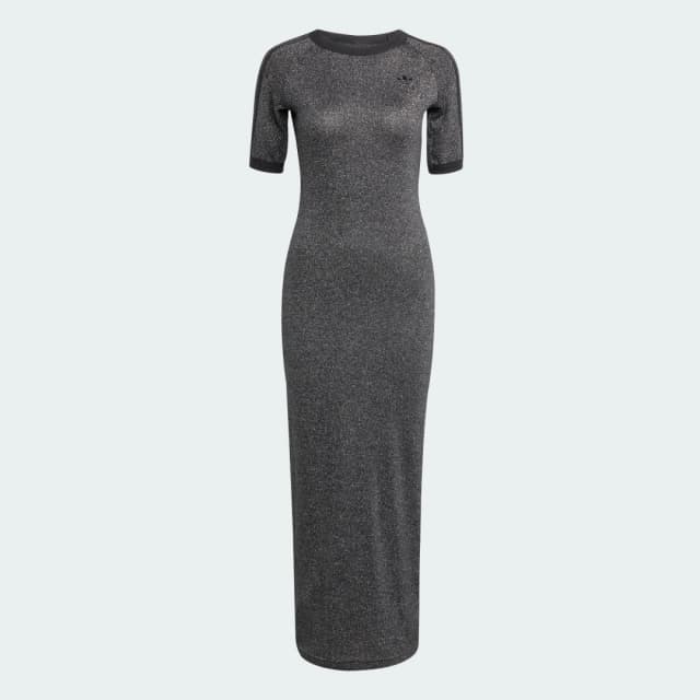 Detalle 2 de Adidas Vestido Adicolor Holiday Glitter 3 Stripes