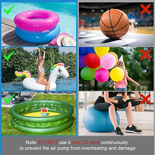 Detalle de Jsdoin Inflador eléctrico 2 en 1