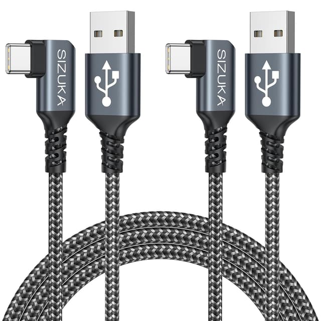 Detalle de USB C Kabel mit 3,1 A Schnellladung, 2er Set