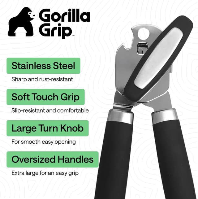 Detalle 2 de GORILLA GRIP Heavy Duty Can Opener 7"