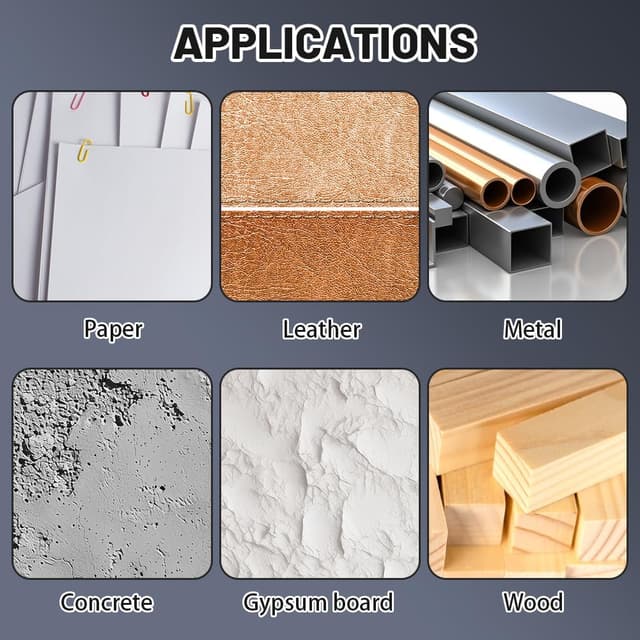 Thumbnail 6 de Coffret flintronic 8 crayons de charpentier mécanique avec 26 recharges, poinçon central et outils de traçage carbure