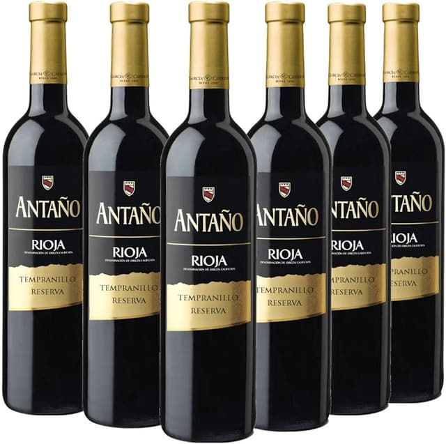 Detalle 2 de Antaño Crianza Vino Tinto D.O Rioja 🍷 Pack 6x750 ml