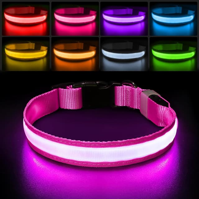 Imagen de PcEoTllar Collar LED para Perro Recargable en OfertitasTOP