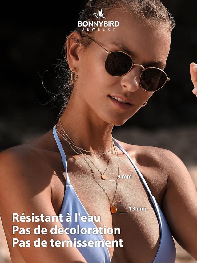 Detalle de BONNYBIRD Collier Multirang 38‑45 cm