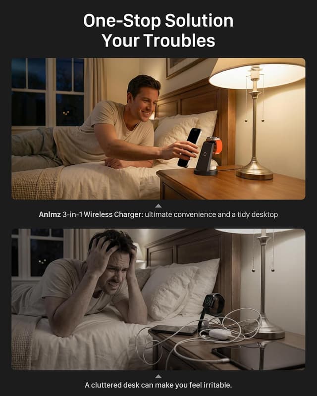 Thumbnail 1 de Anlmz 3-in-1 Charging Station for iPhone