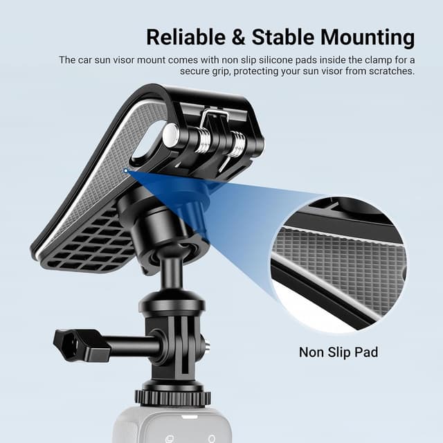 Detalle 1 de NEEWER Basics Car Sun Visor Mount 360°