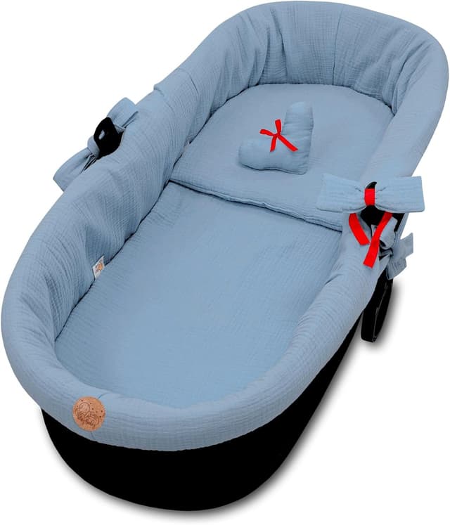 Thumbnail 6 de Cubre capazo universal muselina rosa