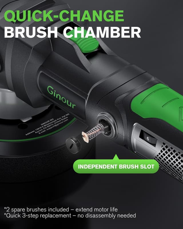 Thumbnail 6 de Ginour 1050W Dual Action Car Polisher 150mm