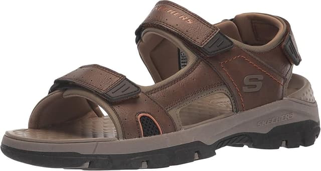 Detalle de Skechers Tresmen Hirano Sandalias Hombre 42 EU Brown