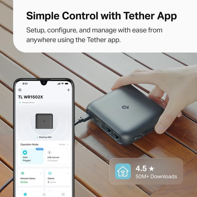 Thumbnail 6 de TP-Link Wi-Fi 6 AX1500 Travel Router