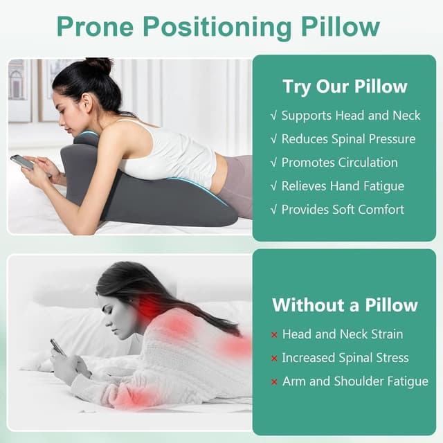 Detalle de JOVELL Cuscino a cuneo Memory Foam 58x38 cm