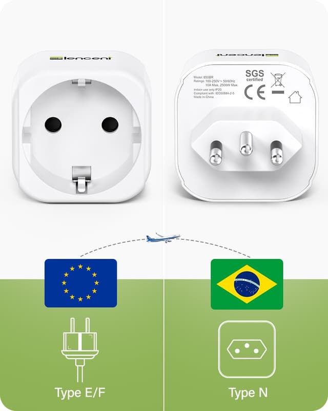 Thumbnail 2 de LENCENT Lot de 2 adaptateurs Type N