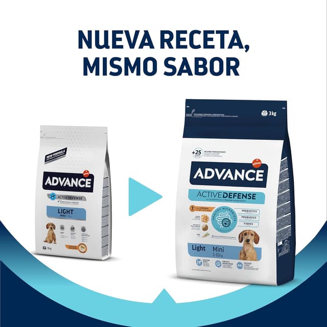 Thumbnail 3 de Advance Mini Light pienso para perros pequeños