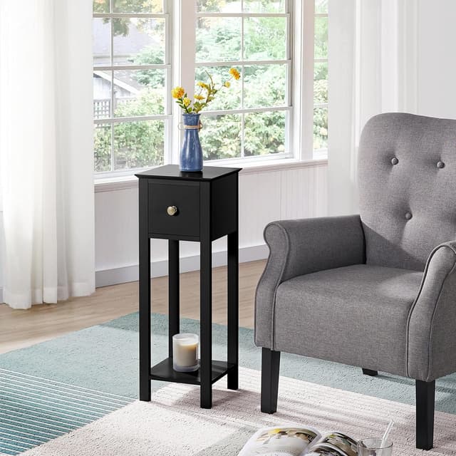 Detalle de Yaheetech slim bedside tables set of 2