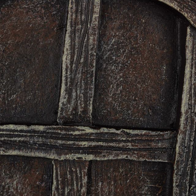 Detalle 2 de Relaxdays décoration pour tronc d’arbre marron – maison de lutins, elfes et fées (3 pièces : 2 fenêtres + 1 porte)