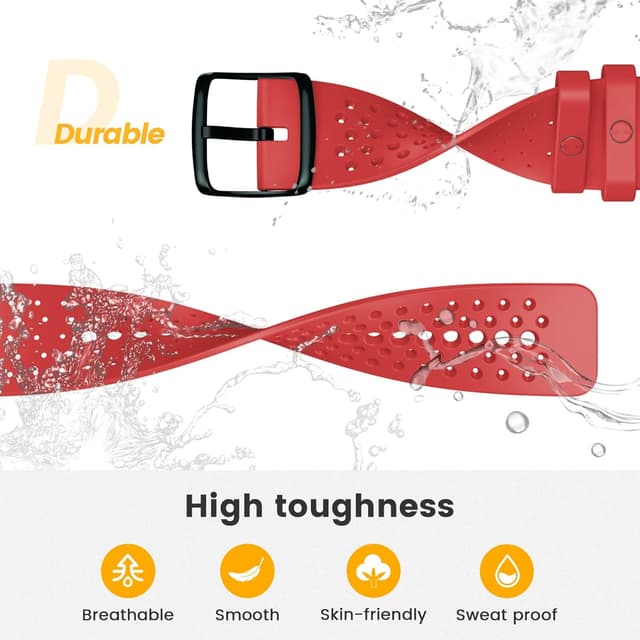 Thumbnail 2 de ANBEST cinturino in silicone sportivo compatibile con Polar Vantage M/M2 e Grit X (sgancio rapido)