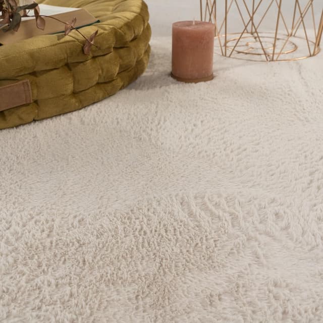 Detalle de Paco Home Teppich 200x280 cm Kunstfell đ