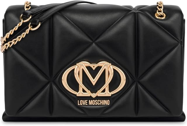 Detalle de Love Moschino borse PU embossed colore nero