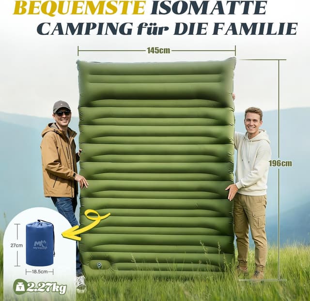 Detalle 1 de Myxslop Isomatte Camping 12 cm Doppel