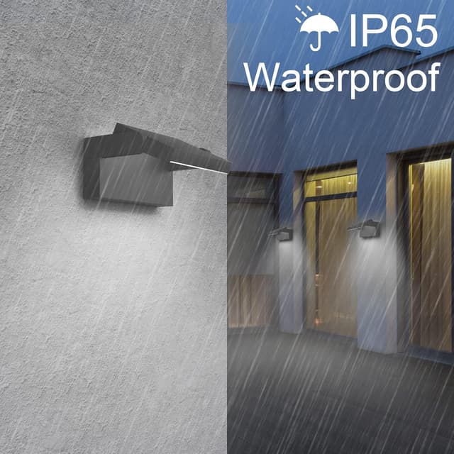 Detalle 2 de Klighten 24W LED Aplique de Pared Moderno 🌟 IP65