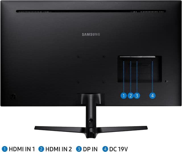 Detalle de Samsung 32" UJ59 Series 4K UHD (LU32J590UQNXZA) VA Panel Computer Monitor