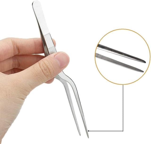 Thumbnail 2 de ABMRO 160mm Stainless Steel Chef Tweezers