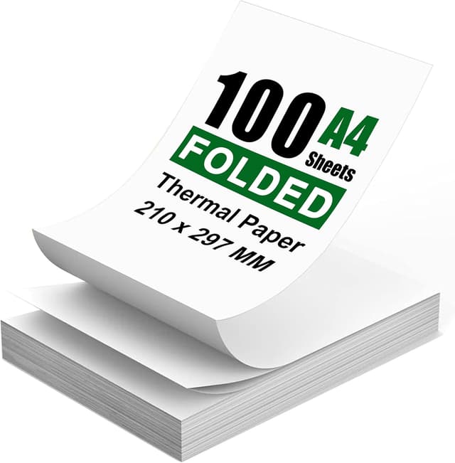 Detalle de Carta termica A4 210×297 mm (100 fogli) per stampante portatile senza inchiostro