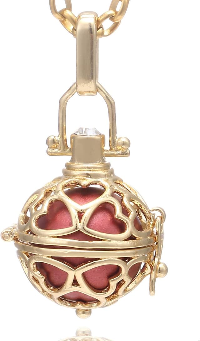 Detalle 2 de Morella collana cuore in acciaio 70 cm