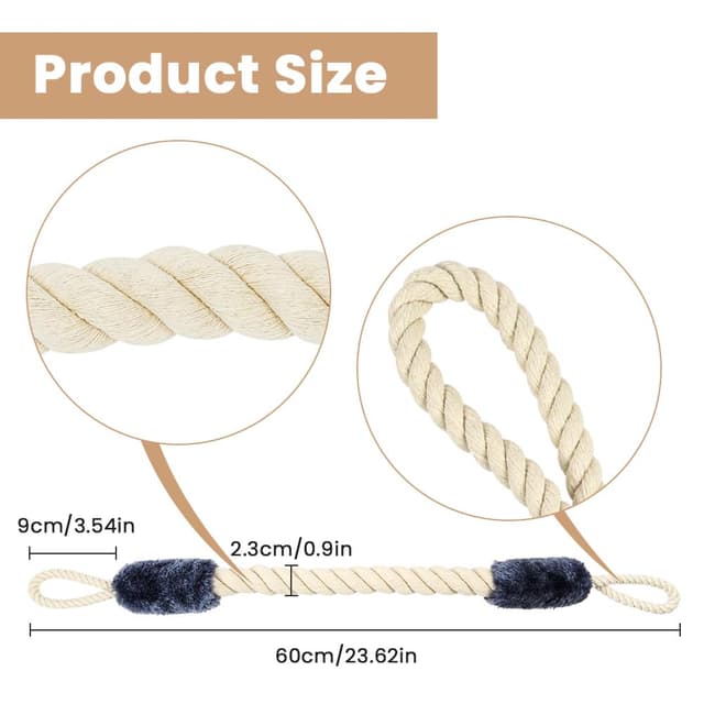 Thumbnail 1 de AYESY Türstopper Klinke 60 cm Seil