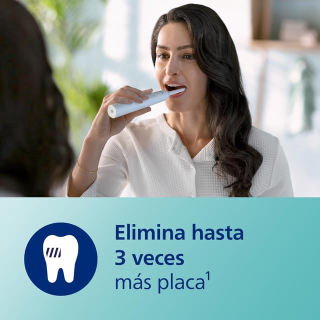 Detalle 2 de Philips Sonicare 3100 Pack Doble 🚀 Cepillo Sónico Blanco