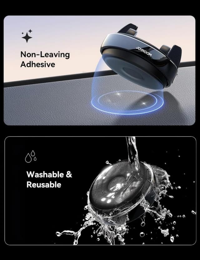 Detalle de JOYROOM 360° Car Phone Holder Mount with Anti-Sun Glare Adjustments