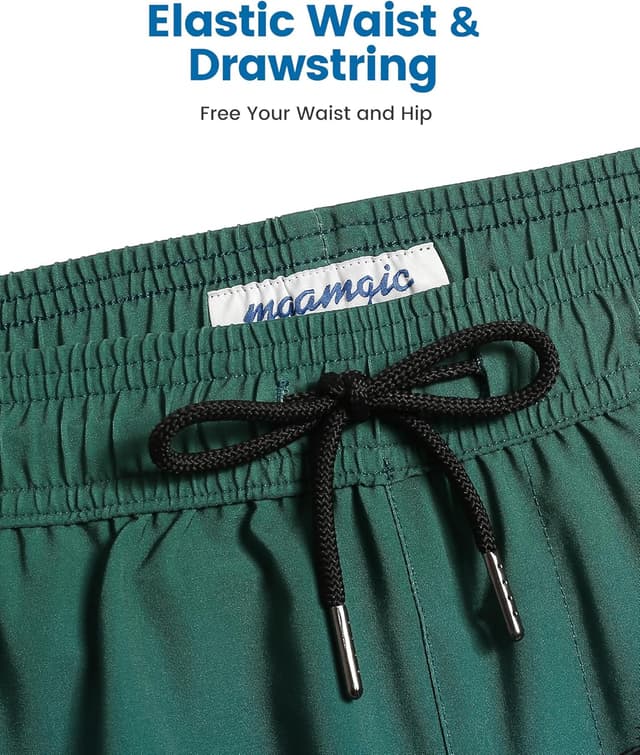 Detalle de MaaMgic 2-in-1 Badeshorts Herren mit 4-Wege-Stretch