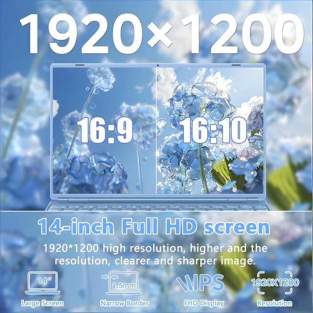 Detalle de HUQPPQ 14" Celeron N5095 8GB 256GB laptop