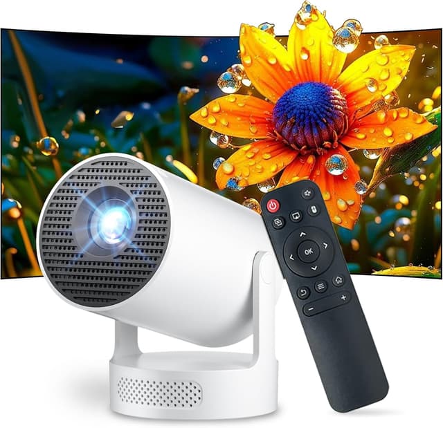 Detalle de Salange Portable Beamer 2026 – Klein-Handy-Beamer mit Android 14.0, WiFi 6 und Bluetooth 5.4