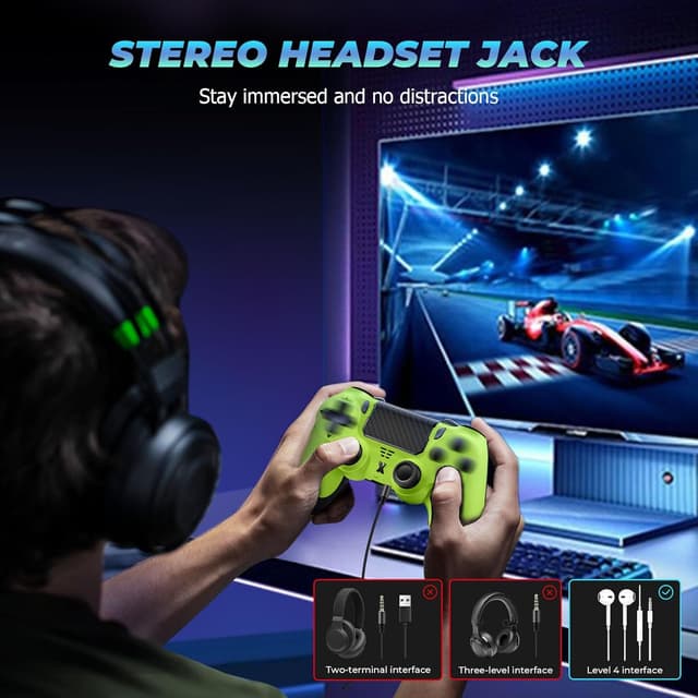 Detalle 2 de Glitfix P4 wireless controller for gaming