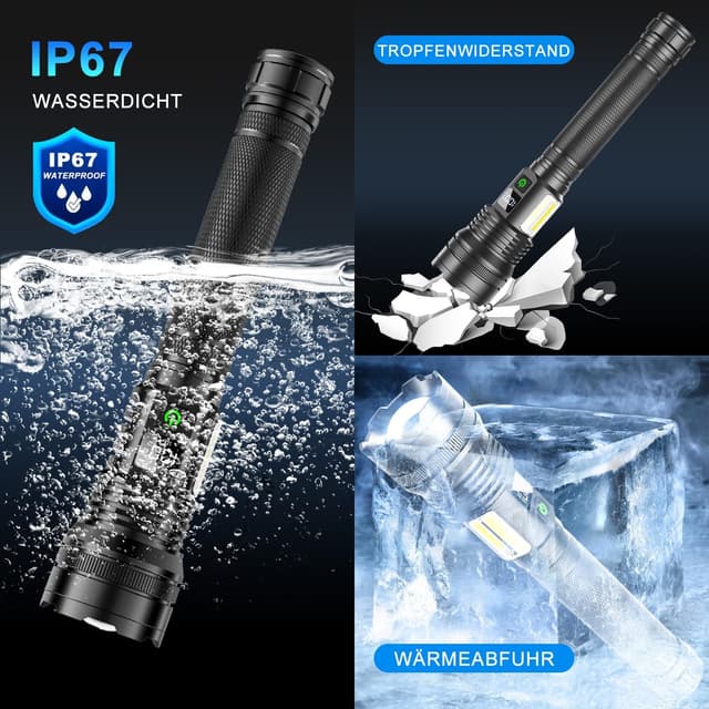 Thumbnail 6 de ASORT T50 Taschenlampe, 990.000 Lumen