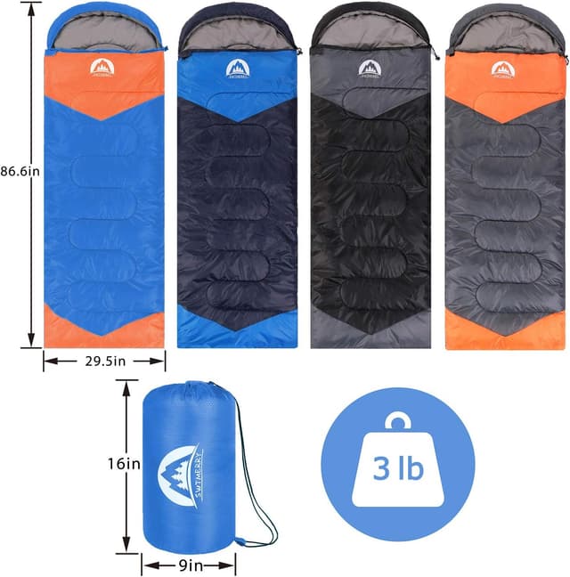 Thumbnail 1 de SWTMERRY Sleeping Bag 3-4 Seasons 41°F