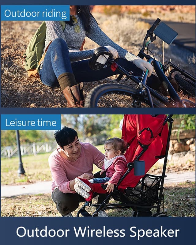 Thumbnail 6 de OneCut Portable Bluetooth Speaker (IPX7 Waterproof) with Loop, TF Card & FM Radio