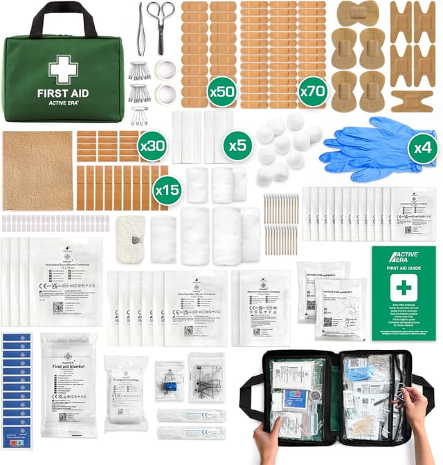 Thumbnail 5 de 180 Piece First Aid Kit Refill with Eyewash and Blanket 🩹